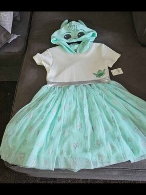 Star Wars Grogu Dress Sz 10/12 New